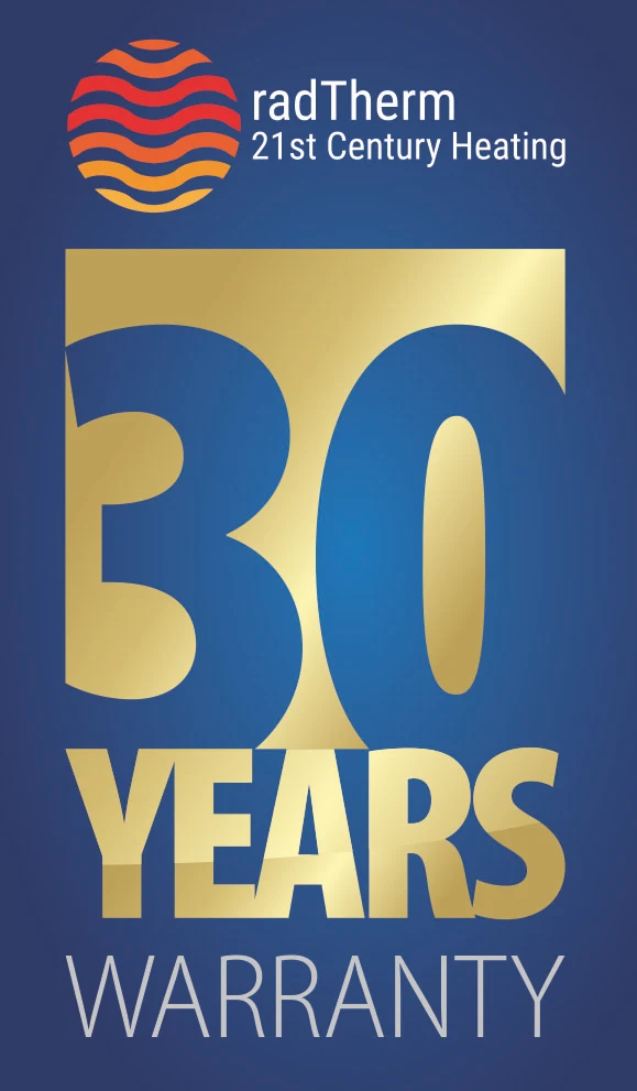 radTherm 30-year warranty