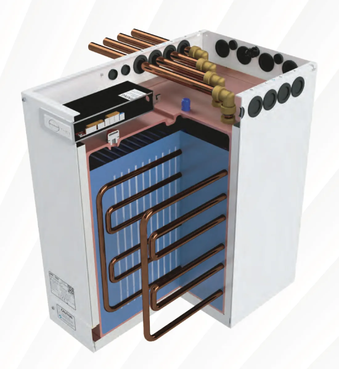 Instant hot water on demand from a Sunamp heat battery