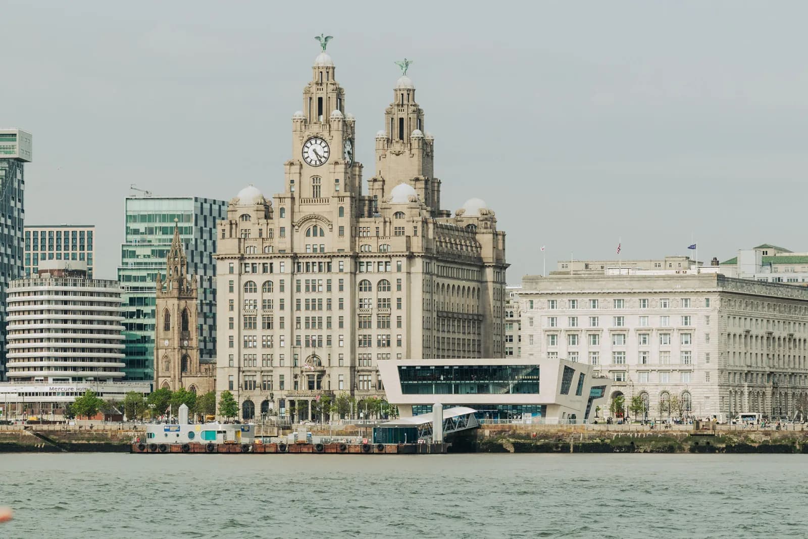 The Liverpool waterfront and Royal Liver Building, our home patch