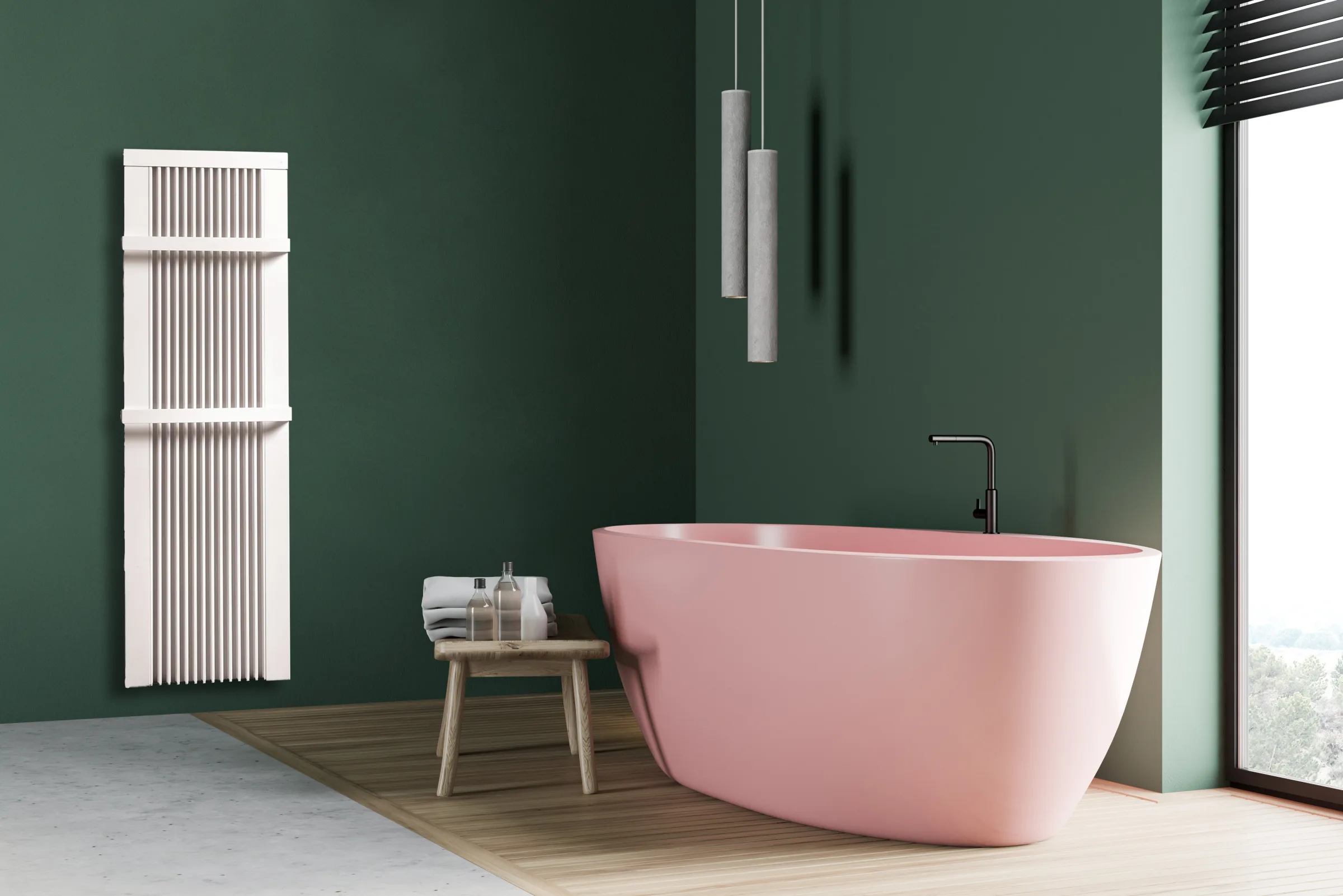 En-suite - towel rail alternative